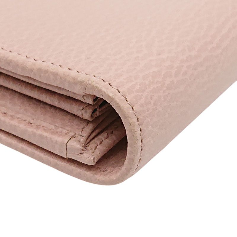 Gucci Chain Wallet GG Marmont Pink With Box/storage Bag