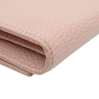 Gucci Chain Wallet GG Marmont Pink With Box/storage Bag