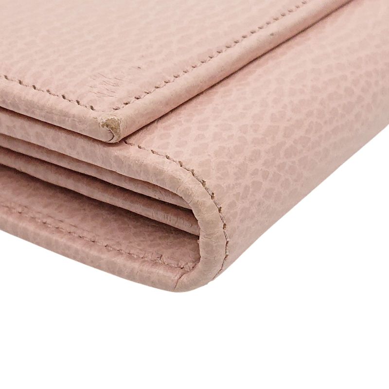 Gucci Chain Wallet GG Marmont Pink With Box/storage Bag