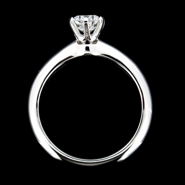 Tiffany & Co Solitaire 069ct Diamond Ring F-vvs2-3ex Pt950