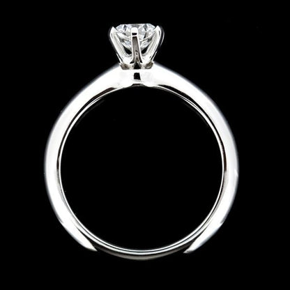 Tiffany & Co Solitaire 069ct Diamond Ring F-vvs2-3ex Pt950
