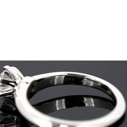 Tiffany & Co Solitaire 069ct Diamond Ring F-vvs2-3ex Pt950