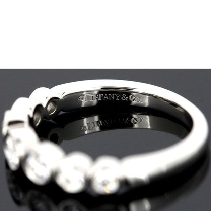 Tiffany & Co Diamond Jazz Graduated Ring Pt950 Size 65