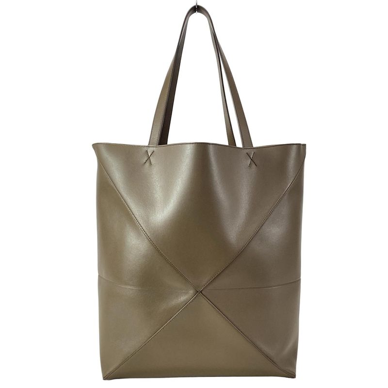 Loewe Tote Bag Puzzle Fold Tote XL B933q18x01 Amber (brown) Fold