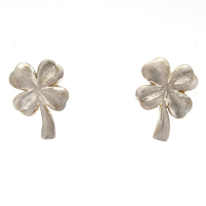 Chanel Earrings - Silver Clover