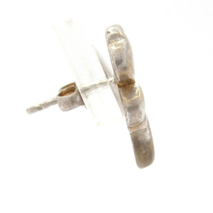 Chanel Earrings - Silver Clover