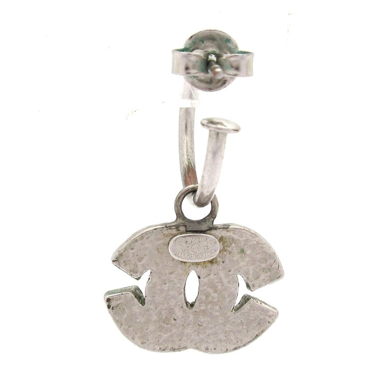 Chanel Earrings - Silver Coco Mark