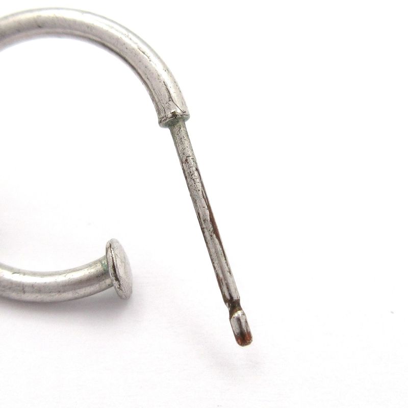 Chanel Earrings - Silver Coco Mark