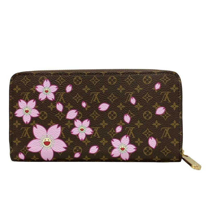 Louis Vuitton Long Wallet Monogram Cherry Blossom LV X TM Zippy Wallet M13433