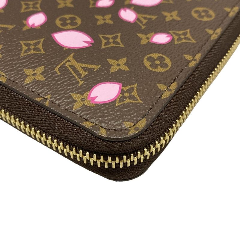 Louis Vuitton Long Wallet Monogram Cherry Blossom LV X TM Zippy Wallet M13433