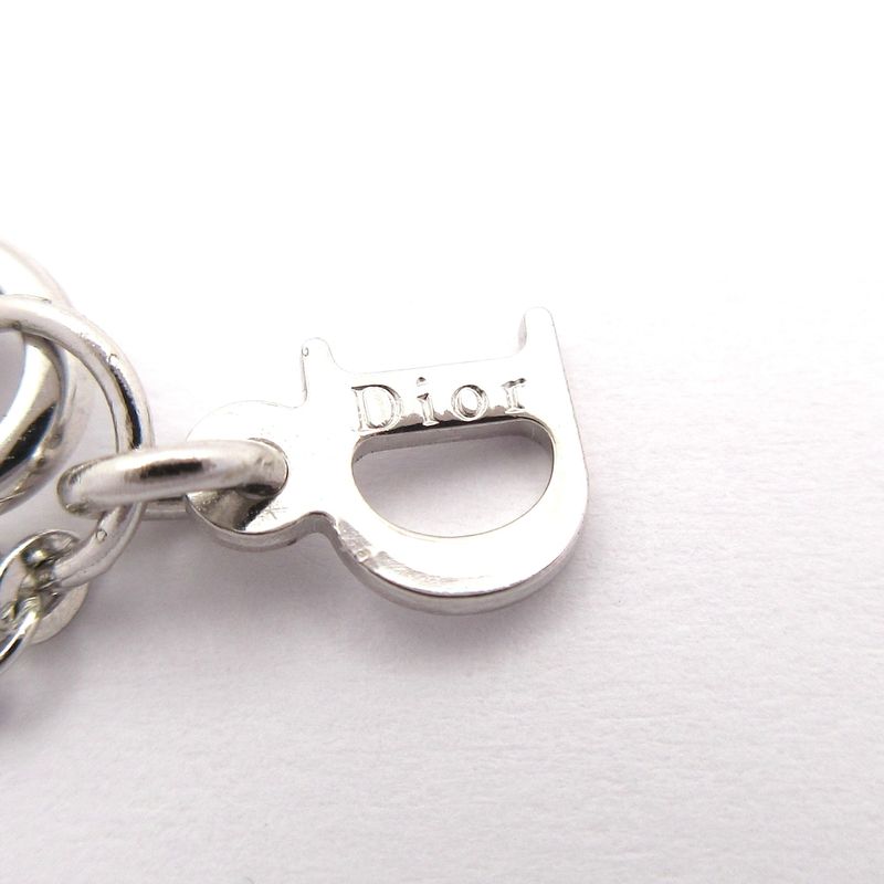 Dior/christian Dior Necklace - Silver And Pink