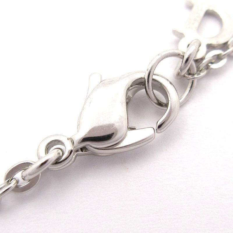 Dior/christian Dior Necklace - Silver And Pink