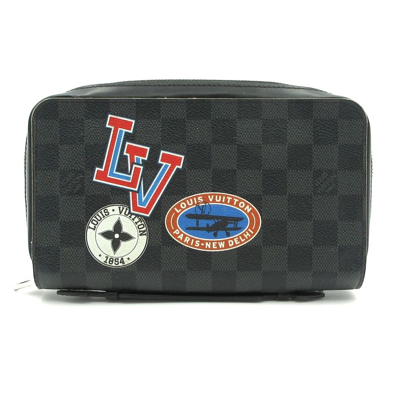 Louis Vuitton LV League Collection Zippy XL N64441 Damier Graphite X Multi