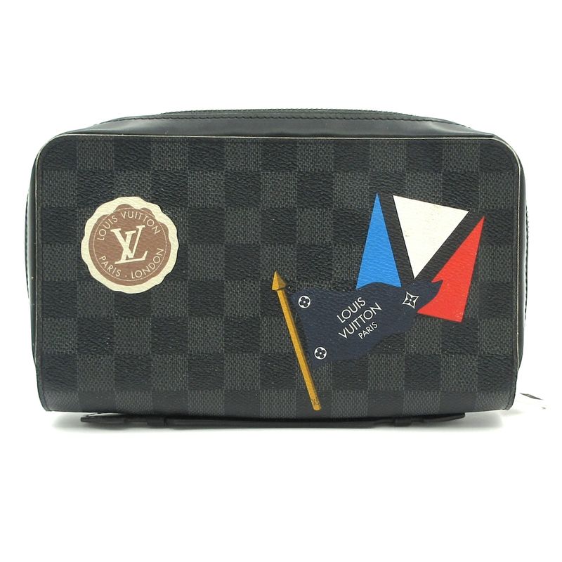 Louis Vuitton LV League Collection Zippy XL N64441 Damier Graphite X Multi