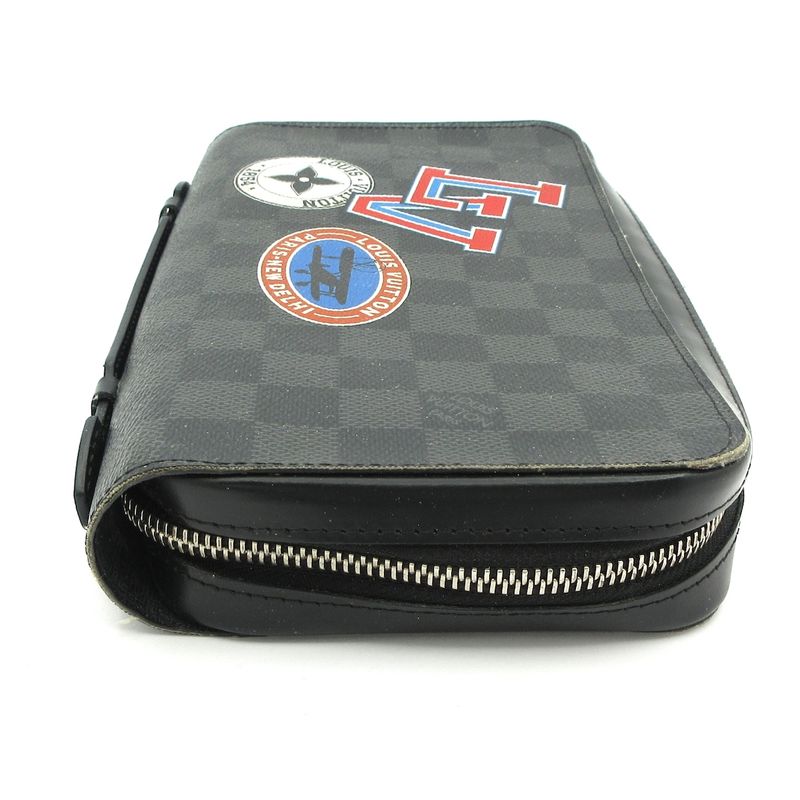 Louis Vuitton LV League Collection Zippy XL N64441 Damier Graphite X Multi