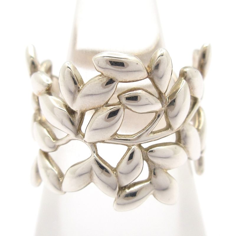 Tiffany & Co Ring Olive Leaf Silver Paloma Picasso