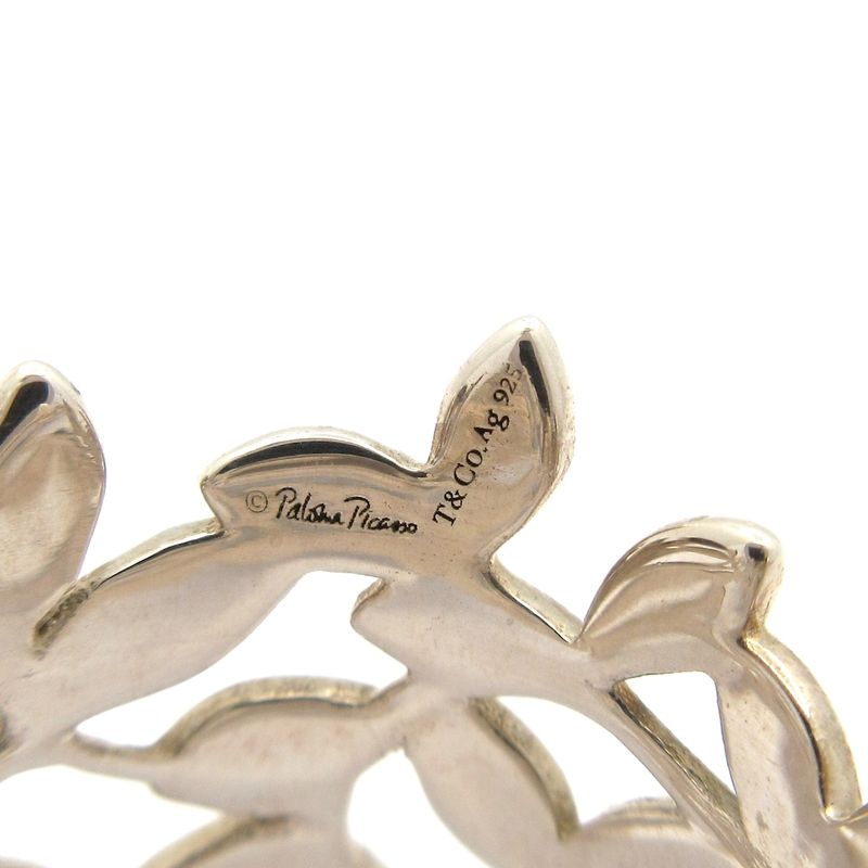 Tiffany & Co Ring Olive Leaf Silver Paloma Picasso