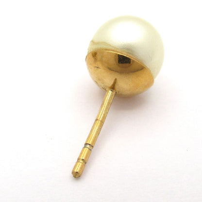 Dior/christian Dior Earrings Tribal Ball Gold X Ivory X Clear Pearl 2P /