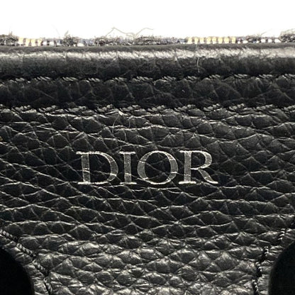 Dior/christian Dior Tote Bag Saddle Tote 1adsh175yks Navy And Black Oblique
