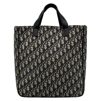 Dior/christian Dior Tote Bag Saddle Tote 1adsh175yks Navy And Black Oblique