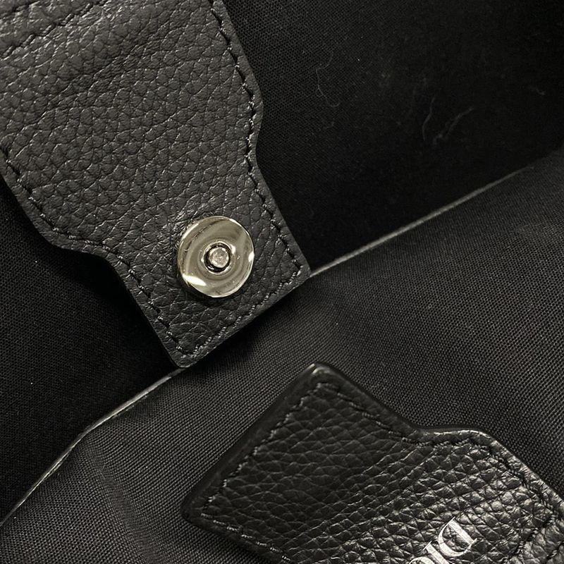 Dior/christian Dior Tote Bag Saddle Tote 1adsh175yks Navy And Black Oblique