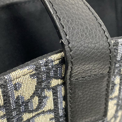 Dior/christian Dior Tote Bag Saddle Tote 1adsh175yks Navy And Black Oblique