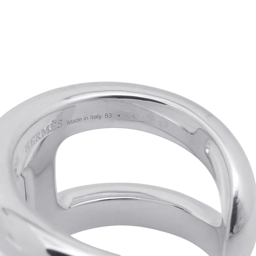 Hermes Ring Osmose GM Silver 53