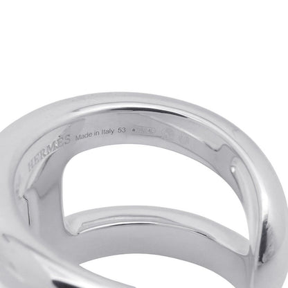 Hermes Ring Osmose GM Silver 53