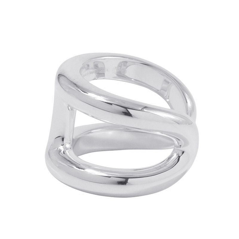 Hermes Ring Osmose GM Silver 53