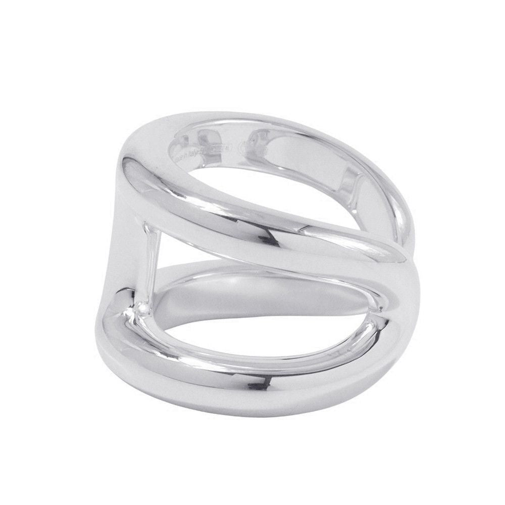 Hermes Ring Osmose GM Silver 53