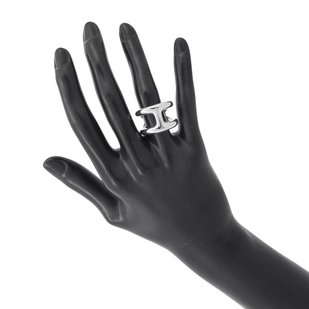 Hermes Ring Osmose GM Silver 53