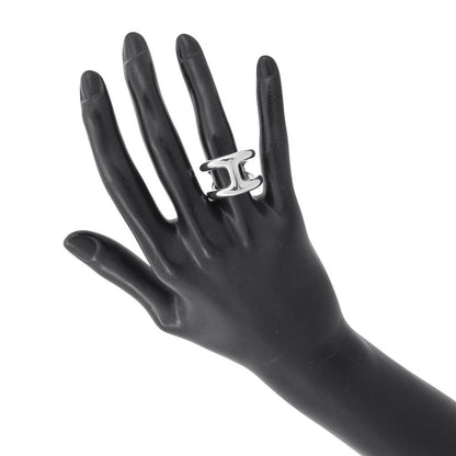Hermes Ring Osmose GM Silver 53