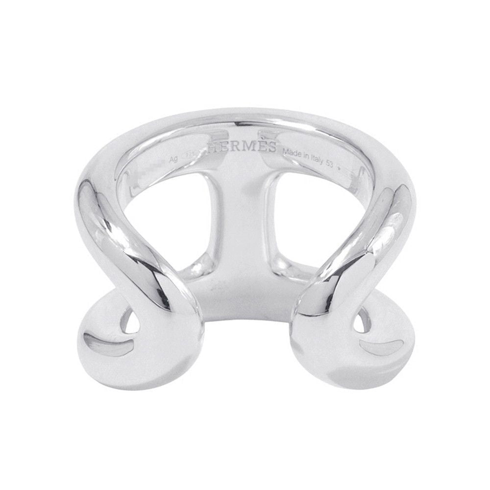 Hermes Ring Osmose GM Silver 53