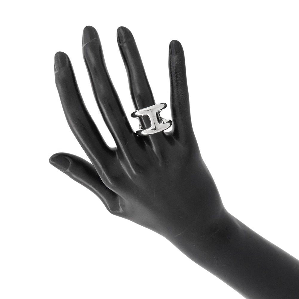 Hermes Ring Osmose GM Silver 53