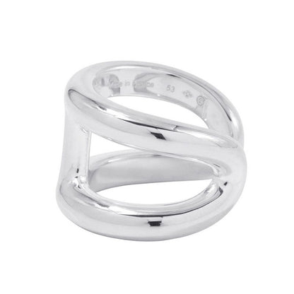 Hermes Ring Osmose GM Silver 53