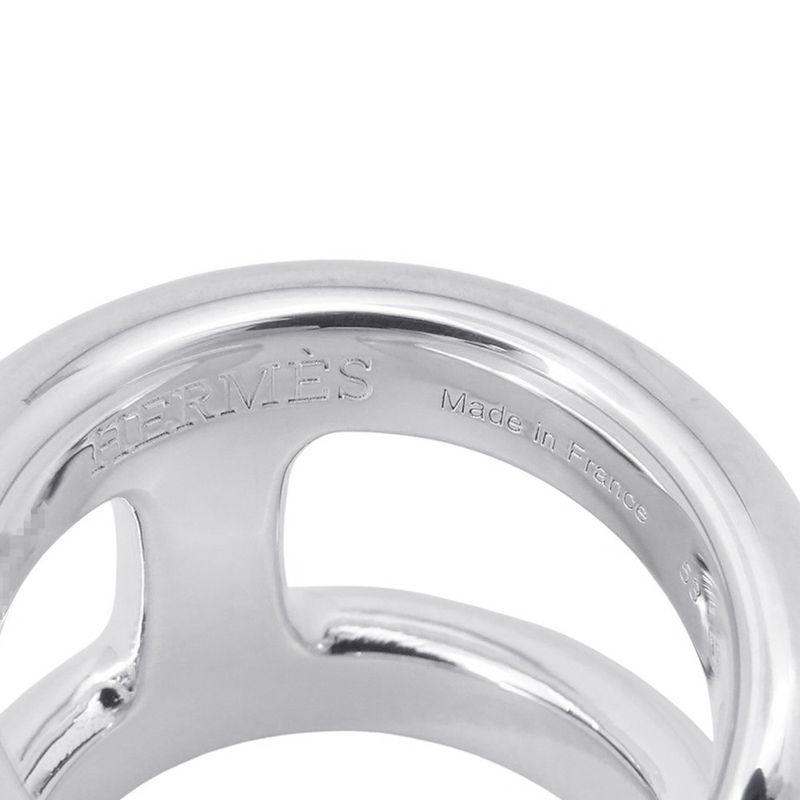 Hermes Ring Osmose GM Silver 53