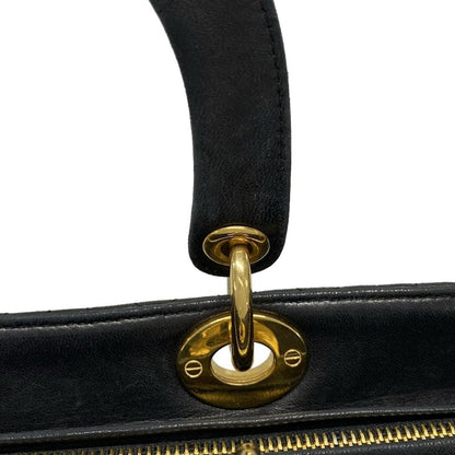 Dior/christian Dior Handbag Lady Dior Large Bag Black Lambskin