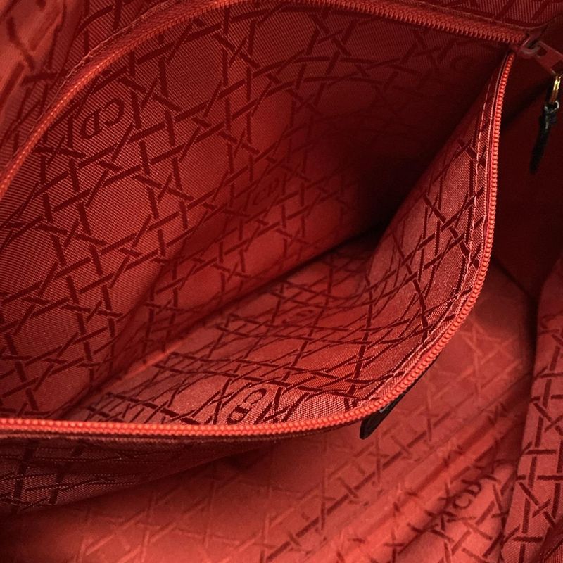 Dior/christian Dior Handbag Lady Dior Large Bag Black Lambskin