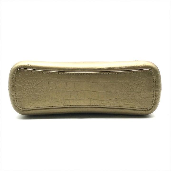 Chanel CC Logo Limited Edition Croco Shoulder Bag