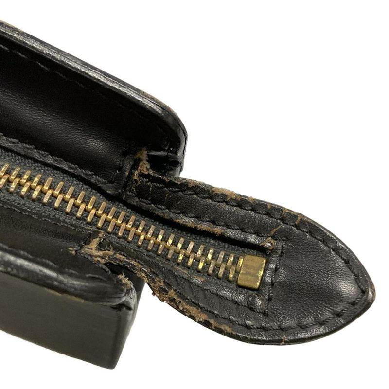 Louis Vuitton Second Bag Epi Pochette Homme M52522 Noir Black And Gold Hardware