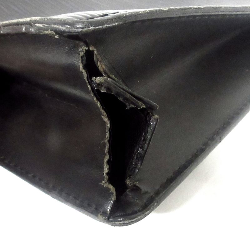 Louis Vuitton Second Bag Epi Pochette Homme M52522 Noir Black And Gold Hardware