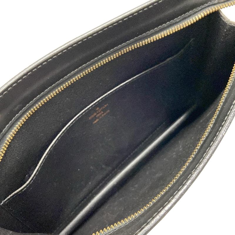 Louis Vuitton Second Bag Epi Pochette Homme M52522 Noir Black And Gold Hardware