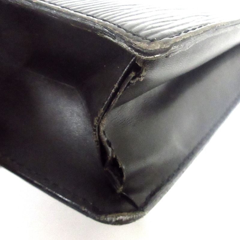 Louis Vuitton Second Bag Epi Pochette Homme M52522 Noir Black And Gold Hardware