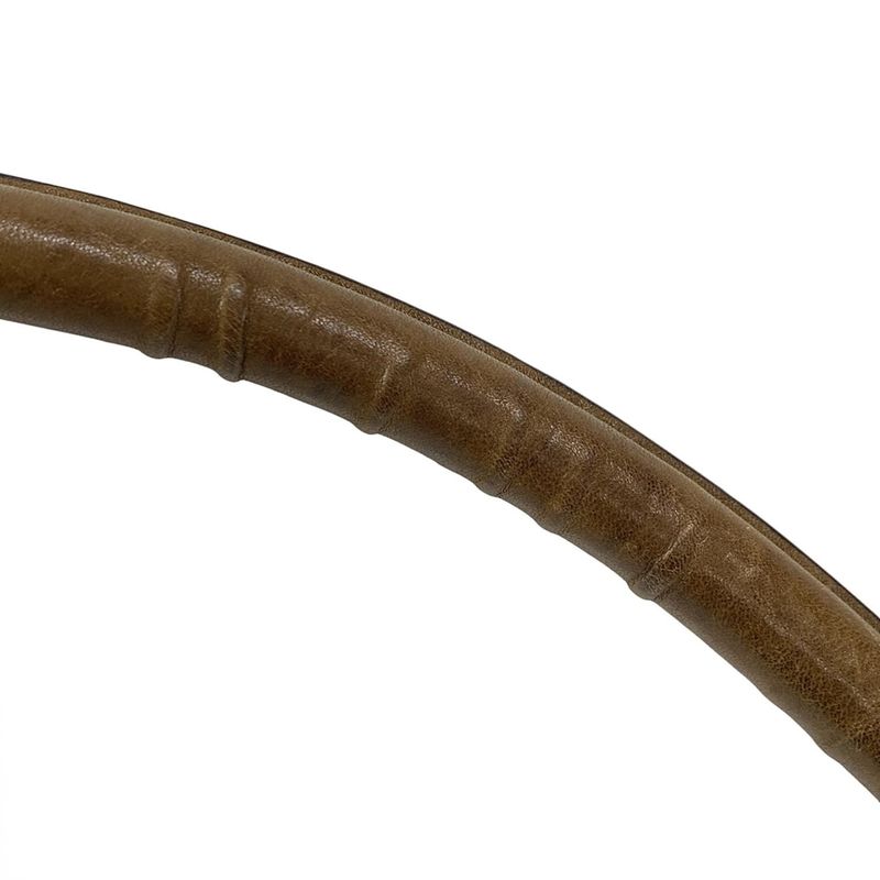 Dior/christian Dior Handbag Saddle Bag Dark Brown And Light Brown Leather