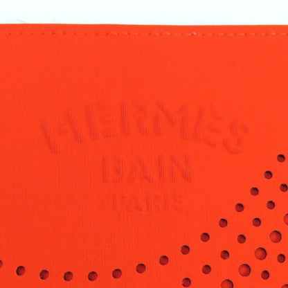 Hermes Neobain ZEN Au Soleil PM Logo Perforated Design Leather Pouch With ZIP
