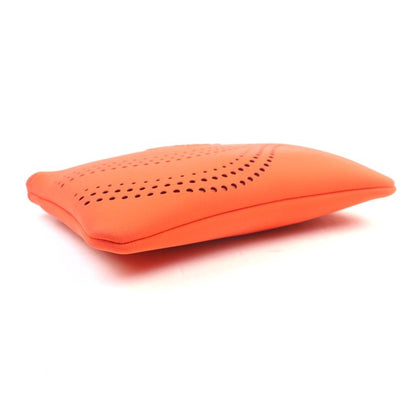 Hermes Neobain ZEN Au Soleil PM Logo Perforated Design Leather Pouch With ZIP