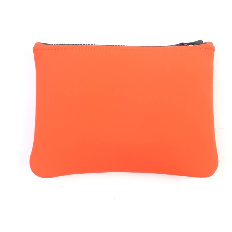 Hermes Neobain ZEN Au Soleil PM Logo Perforated Design Leather Pouch With ZIP