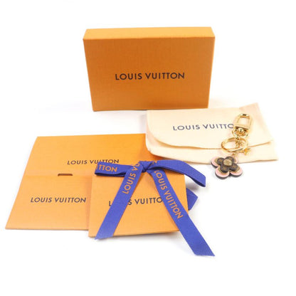 Louis Vuitton 2025 M63085 Key Holder - Blooming Flower BB Pink Brown Gold