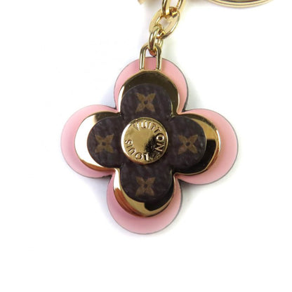 Louis Vuitton 2025 M63085 Key Holder - Blooming Flower BB Pink Brown Gold