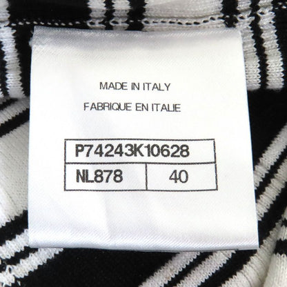 CHANEL 23C P74243 Cotton Coco Mark Parts Logo Multi-border Pattern Mini